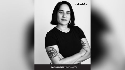 El homenaje a la cineasta Paz Ram�rez en la web de Alga Estudio, de la que era directora ejecutiva
