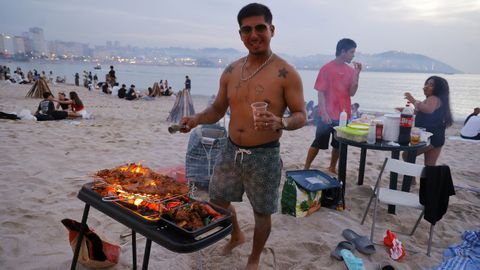 Barbacoa en la playa