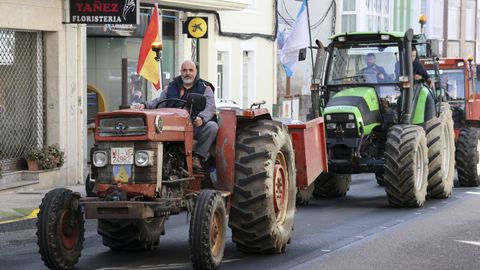 Tractorada en Ortigueira