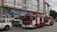 Incendio con una mujer fallecida. Viveiro