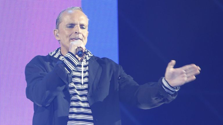 Miguel Bos en el concierto que ofreci en A Corua en el 2017