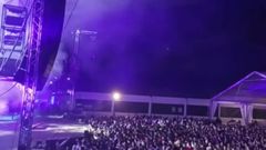 Actuaci�n de la orquesta Panorama en Lourenz�