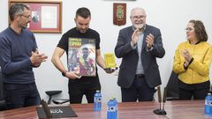 La recepci�n oficial a Dami�n Espasand�n, en im�genes