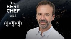 Nacho Manzanologra la mxima distincin de los The Best Chef Awards 2025 y se une al selecto grupo de cocineros con Tres Cuchillos
