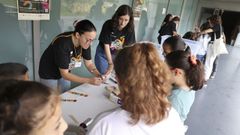 Em la imagen, una de las actividades organizadas en el Campus de Ferrol