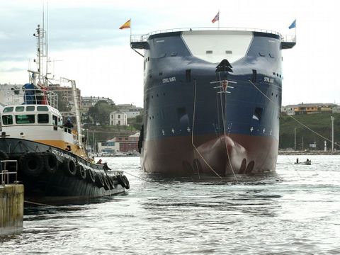El velero-escuela que construy� Astilleros Gond�n. 