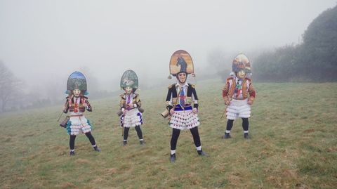 A nboa acompaou aos felos no seu percorrido pola serra de Maceda.