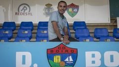 Marcos Mart�nez, presidente del Boiro.