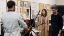 La reina Letizia Ortiz visita el escenario de �La Casa de Papel�