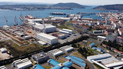 Imagen a�rea de Navantia, en foto de archivo