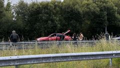 Un momento del rodaje en junio en la AG-64