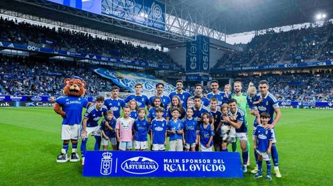 Once del Real Oviedo ante el Granada