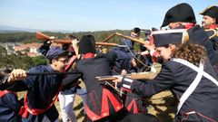 La recreaci�n hist�rica se realiza en el lugar de la batalla en 1846