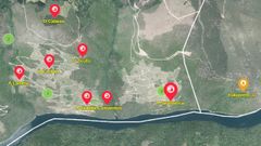 Nomes tradicionais da ribeira. No mapa da p�xina web do proxecto Galicia Nomeada xa figuran os microtop�nimos rexistrados pola asociaci�n veci�al de Vilach�. Na imaxe aparecen varios lugares da ribeira do Sil identificados cos nomes conservados na tradici�n oral e nalg�ns documentos hist�ricos