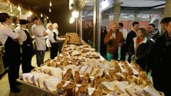 Una de las actividades llevada a cabo en el �ltimo a�o en el Gastroespazo, la recepci�n a los participantes en el campeonato de sumilleres del CIFP Carlos Oroza