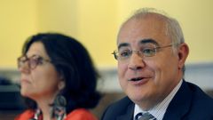 El juez Llarena, en una imagen del pasado julio, en una mesa redonda de ?Asociaciones de jueces y pol�tica judicial