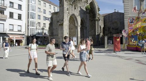 Las ruinas de Santo Domingo son uno de los lugares emblemáticos de la ciudad de Pontevedra