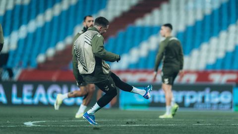 El �ltimo entrenamiento del Celta antes de enfrentarse al Estrella Roja, en im�genes