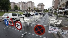 Lugo saca las terrazas al asfalto