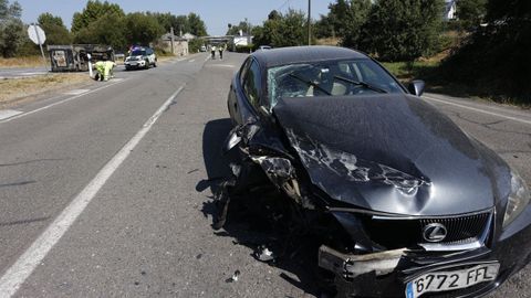 El siniestro tuvo lugar en la LU-546, entre Lugo y Monforte
