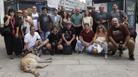 Presentaci�n de A Galicia In�dita en la avenida de Montoto