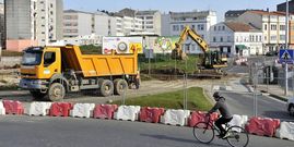 La rotonda fue cortada al tr�fico el pasado mes de marzo. 