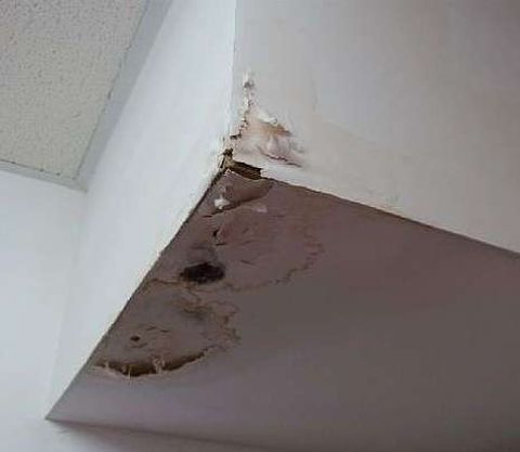 Imagen de la humedad y goteras