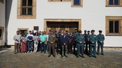 Reconocimiento a personal civil y agentes que participaron en las labores de auxilio en el incendio de la residencia Palacio de Lece�es