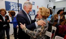 Jos� Blanco, en el acto del PSOE en la Casa del Pueblo.