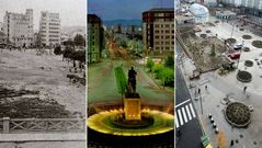 La evoluci�n de la plaza de Espa�a de Ferrol, en im�genes