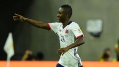 Marlos Moreno celebra su gol en la �ltima Copa Am�rica