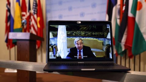 El secretario general de la ONU, Ant�nio Guterres