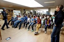 Josi�o de Redondela y Suso de Xornes fueron los encargados conducir el taller.