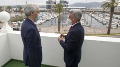 El presidente del Puerto y el conselleiro