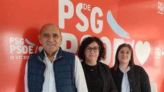 Representantes del PSdeG en la corporaci�n municipal vicedense