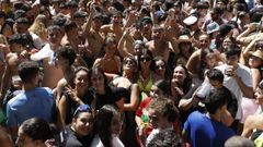 Miles de romeros se concentran cada a�o a orillas del r�o Landro en torno al cuarto domingo de agosto para disfrutar de la Romaxe do Bo Xantar