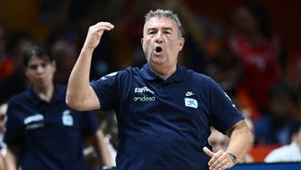 Miguel M�ndez, durante el partido por el tercer puesto ante Alemania.