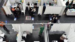 Vacunaci�n contra el covid-19 en Expocoru�a