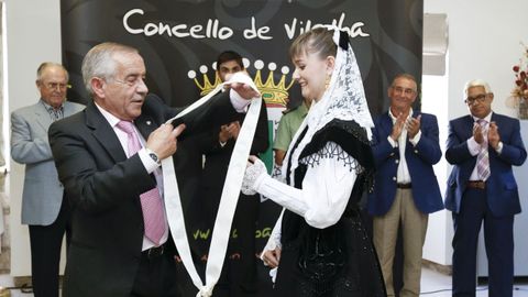 Imposici�n de banda en las fiestas de Vilalba del 2014