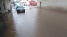 La tormenta causó inundaciones en numerosos puntos del casco urbano y otras partes del municipio