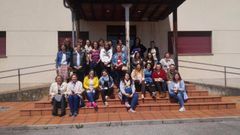 Ganaderas asistentes al primer curso de Ganaderas con Talento, a principios de mayo
