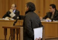 Jes�s Benito M�rquez, ayer, durante el juicio celebrado en la Audiencia Provincial de A Coru�a. 