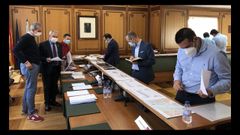 El jurado revis� este lunes los siete proyectos en el sal�n de plenos del Ayuntamiento