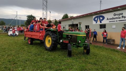 Celebracin del ascenso del Maceda a Primera Galicia