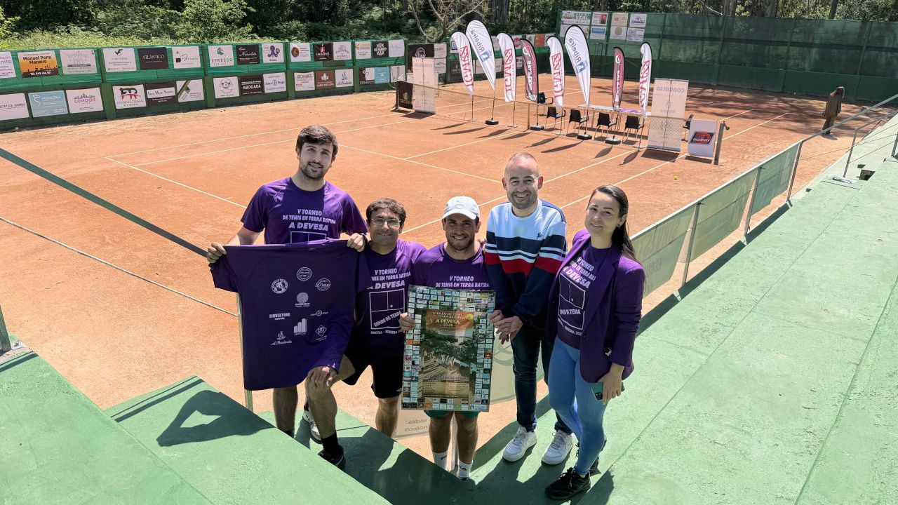 El torneo de tenis de tierra batida A Devesa reunirá a 150 deportistas en Ribeira