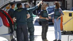 La Guardia Civil desplaz� numerosos efectivos el 4 de junio del 2021 a Sig�eiro para investigar la muerte de la mujer y el incendio de su piso