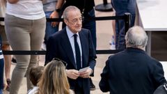 Florentino P�rez, esperando los resultados