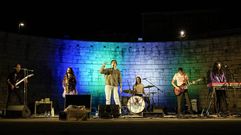 Un concierto de The Tetas' Van en el castillo de Ribadavia
