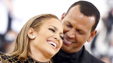 Jennifer L�pez junto a su pareja, �lex Rodr�guez. 