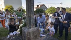 Acto de homenaje a las v�ctimas del accidente ferroviario en Angrois, en julio del 2024